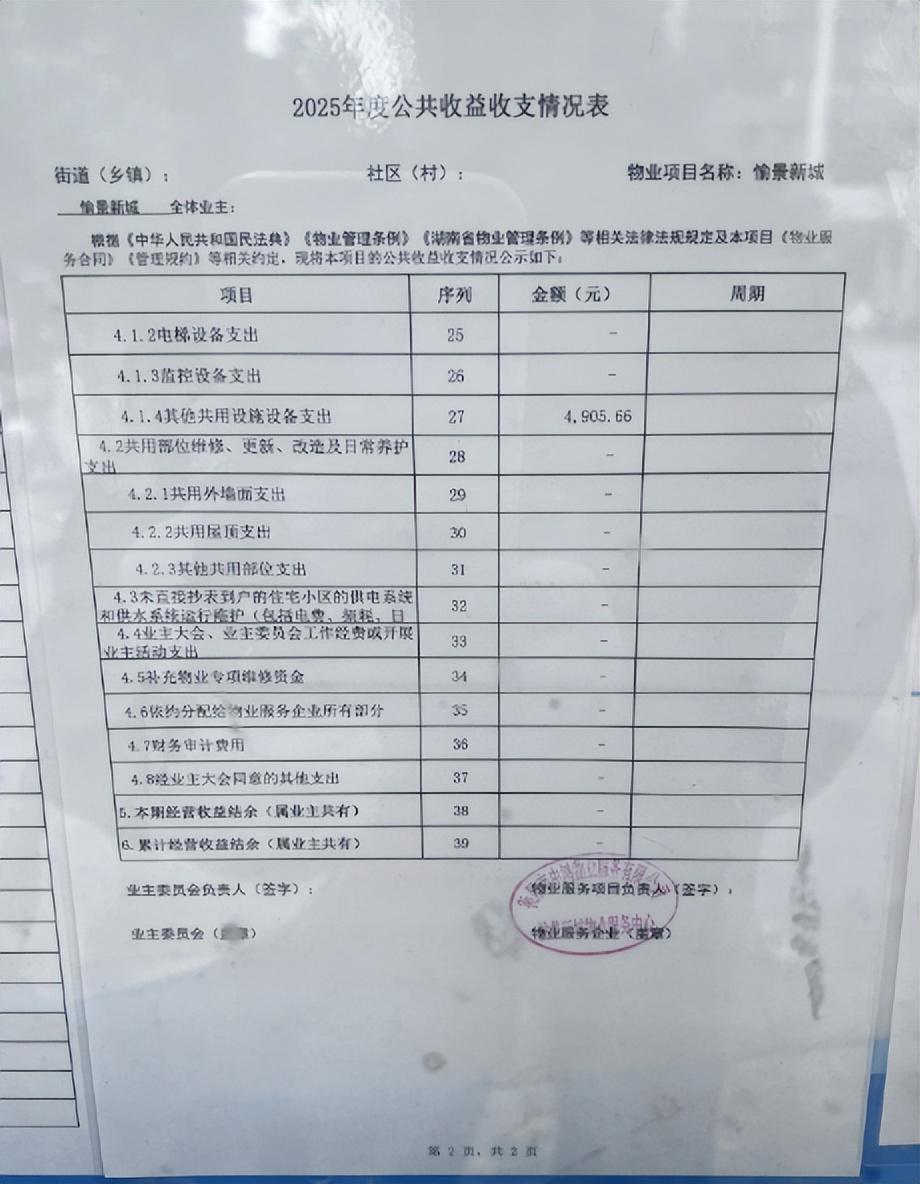  公共收益“清零”背后的数据谜团：愉景新城物业财务失范深度剖析 新闻